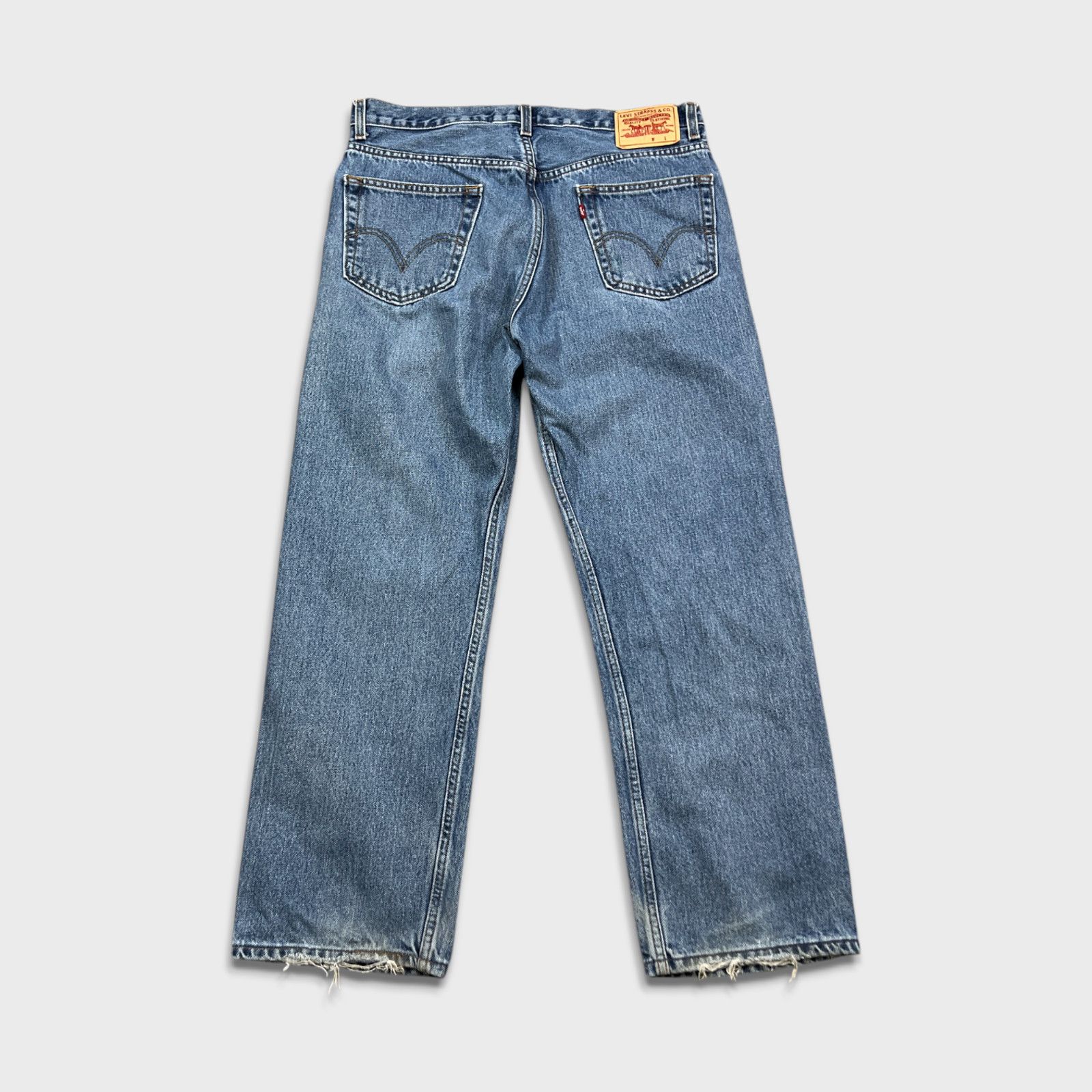 Levi's × Vintage Vintage Levi's Jeans 36x30 Relaxed Fit Light Wash Denim Pant Size US 36 / EU 52 - 5 Thumbnail