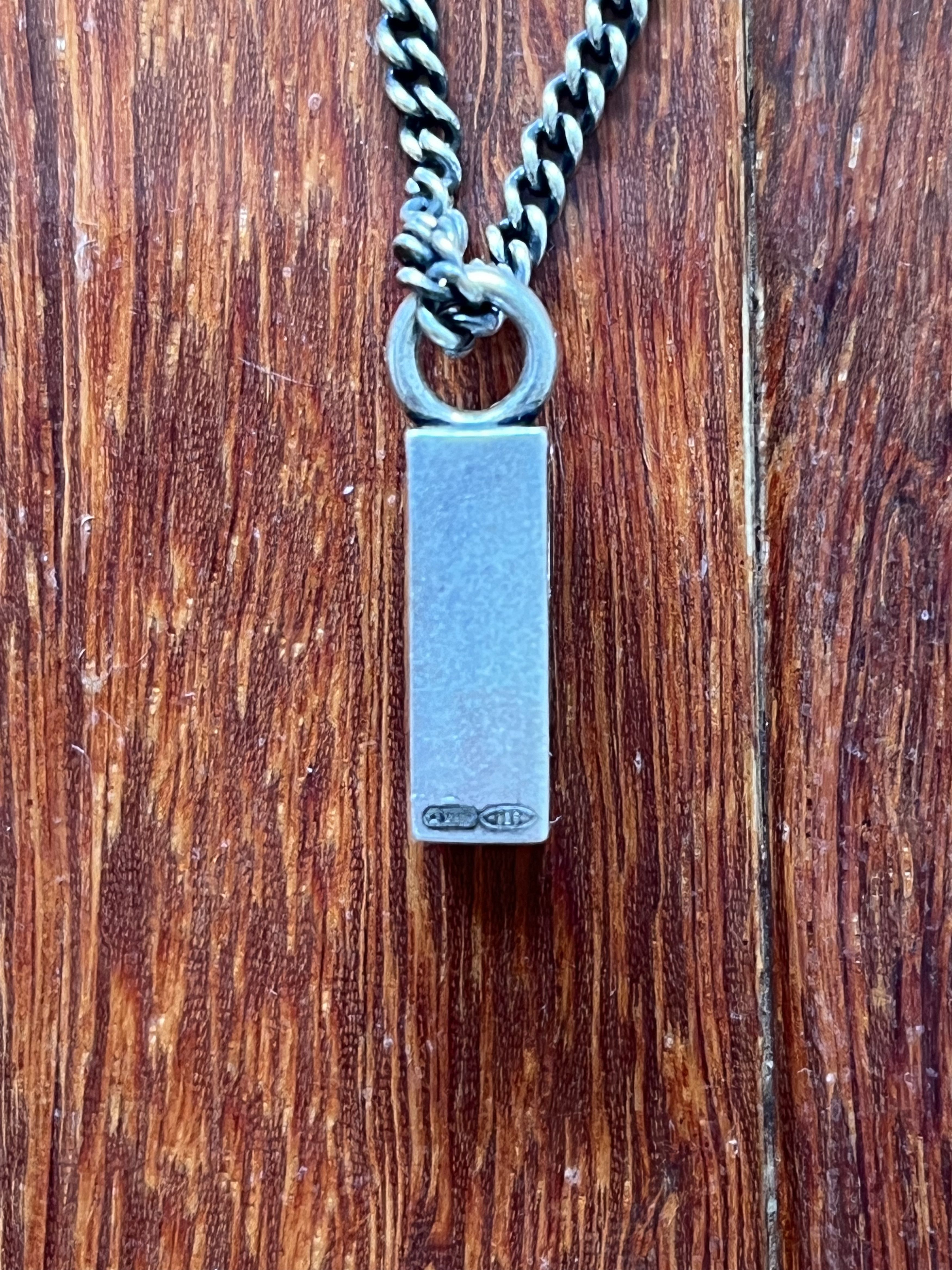 Raf Simons 💚 Raf Simons Redux Silver Necklace With R Pendant NEW Size ONE SIZE - 5 Thumbnail