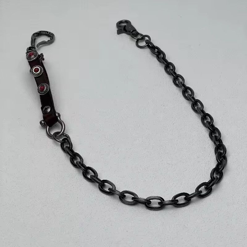 Japanese Brand Cowhide metal Ruby Waist chain Size ONE SIZE - 3 Thumbnail