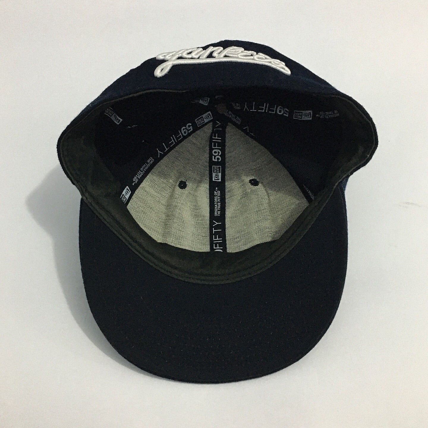 New Era New York Yankees New Era 59Fifty Big Logo Fitted Hat Size ONE SIZE - 9 Thumbnail