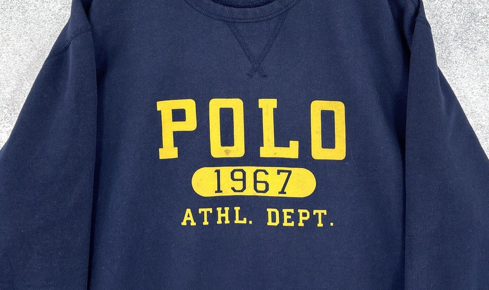 Polo Ralph Lauren Polo Ralph Lauren Big Logo Navy Sweatshirt Size US XL / EU 56 / 4 - 3 Thumbnail