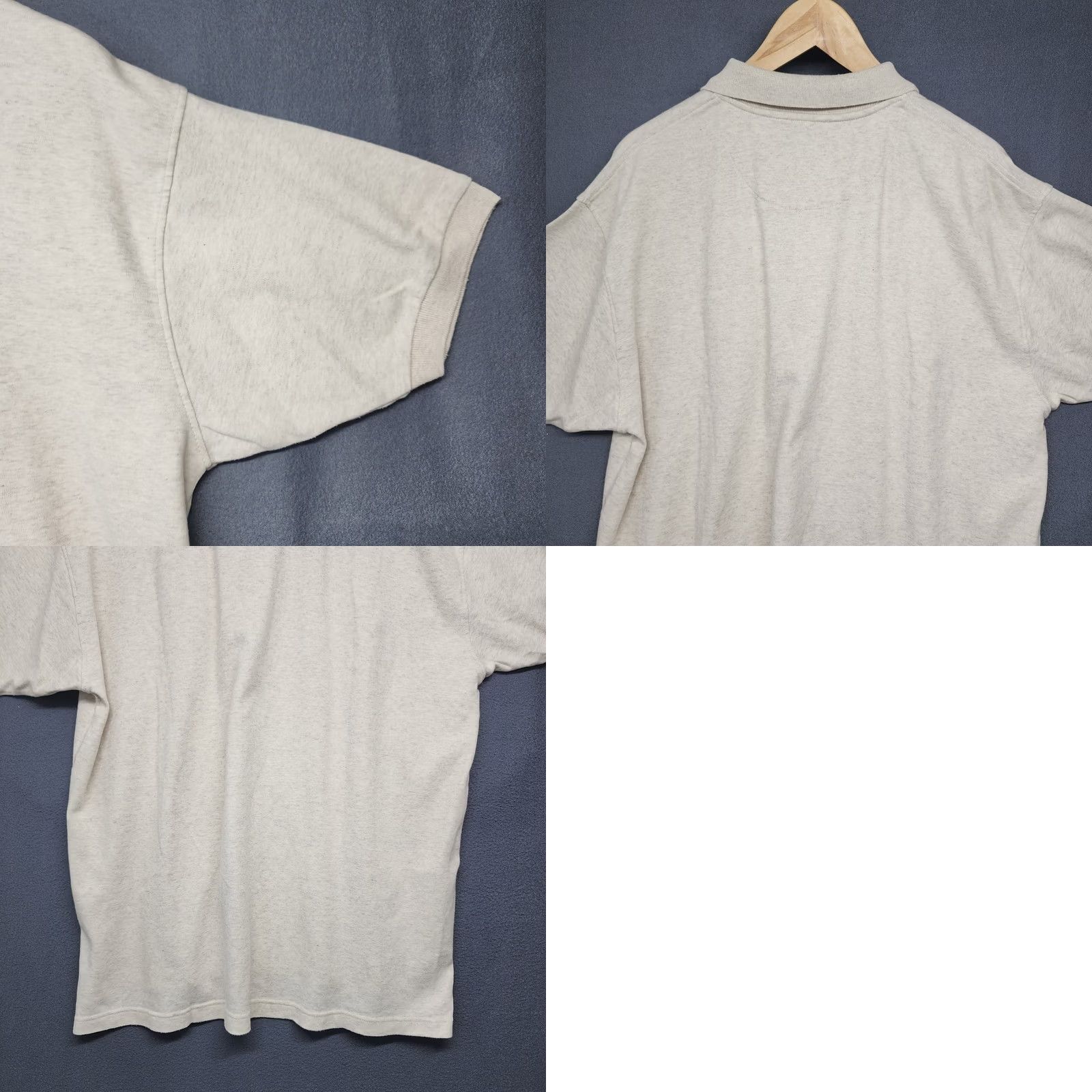 Croft & Barrow VINTAGE Croft & Barrow Polo Shirt Mens L 100% Cotton Short Sleeve Cream Collared Pullover 28in 3/4 Sleeve Soft Size US L / EU 52-54 / 3 - 8 Thumbnail