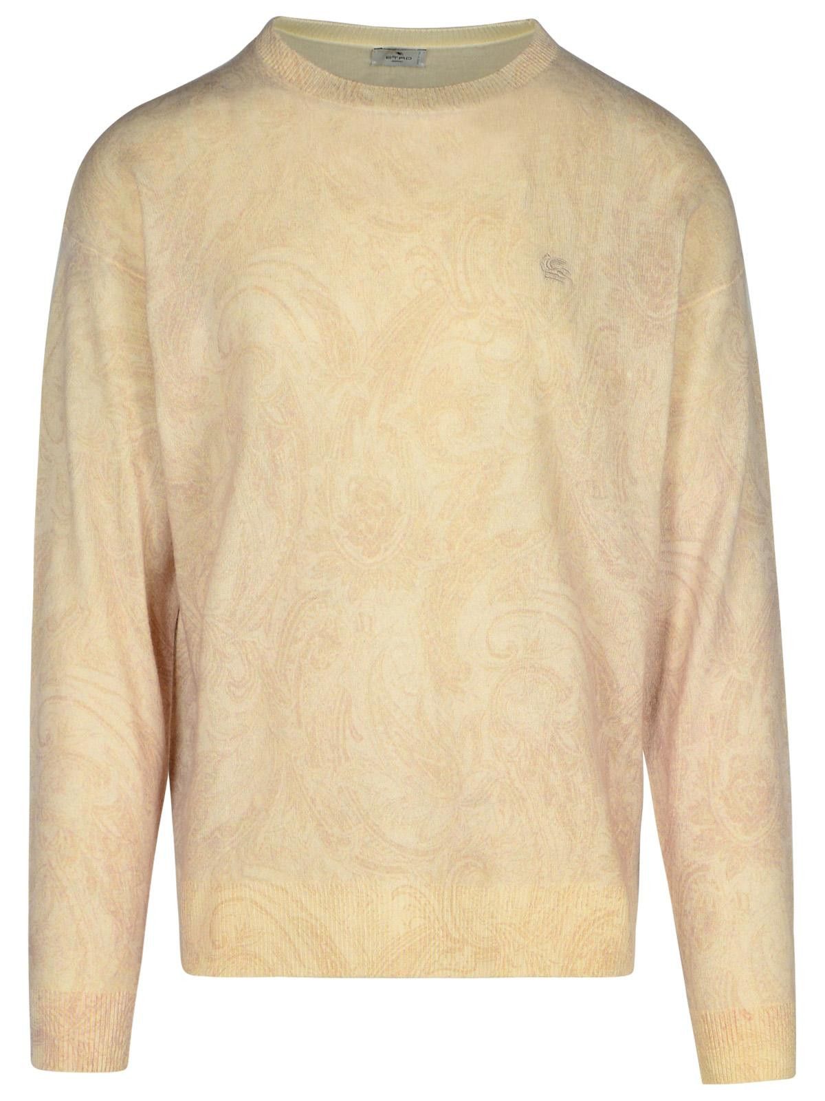 ETRO 'Paisley' Ivory Wool Sweater