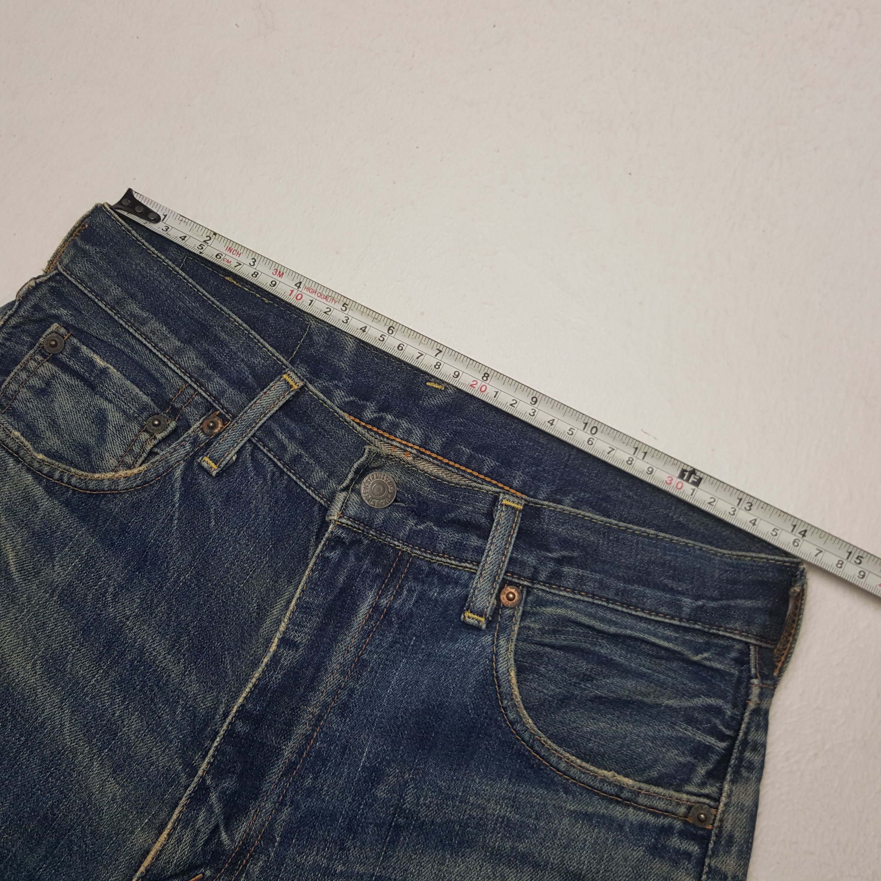 Levi's × Vintage Vintage Levi's 502 Selvedge American Distressed Denim Jeans Size US 28 / EU 44 - 9 Thumbnail