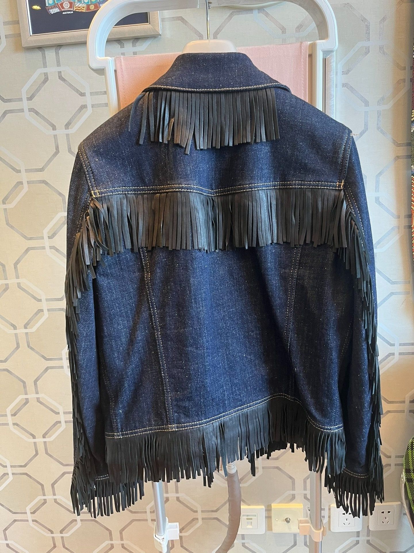 Dsquared2 Dsquared2 Fringe Denim Jacket Size US S / EU 44-46 / 1 - 5 Thumbnail