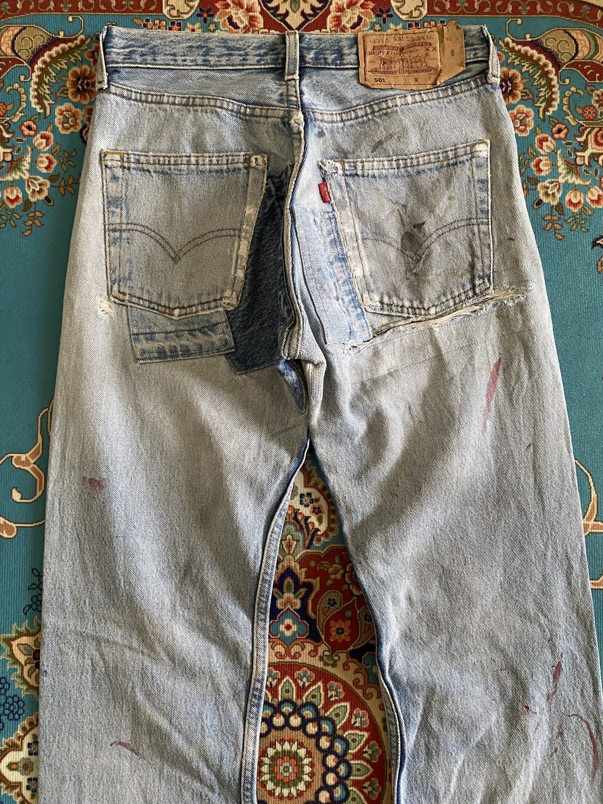 Levi's Vintage 90s Levi’s 501 Distressed Denim Size US 26 / EU 42 - 9 Thumbnail