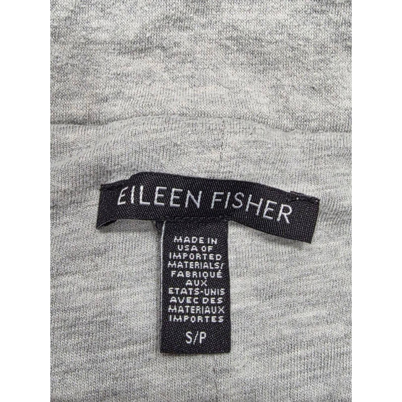 Eileen Fisher Eileen Fisher Womens Zip Jacket Sweater Grey S/P A003202 Size S / US 4 / IT 40 - 5 Thumbnail