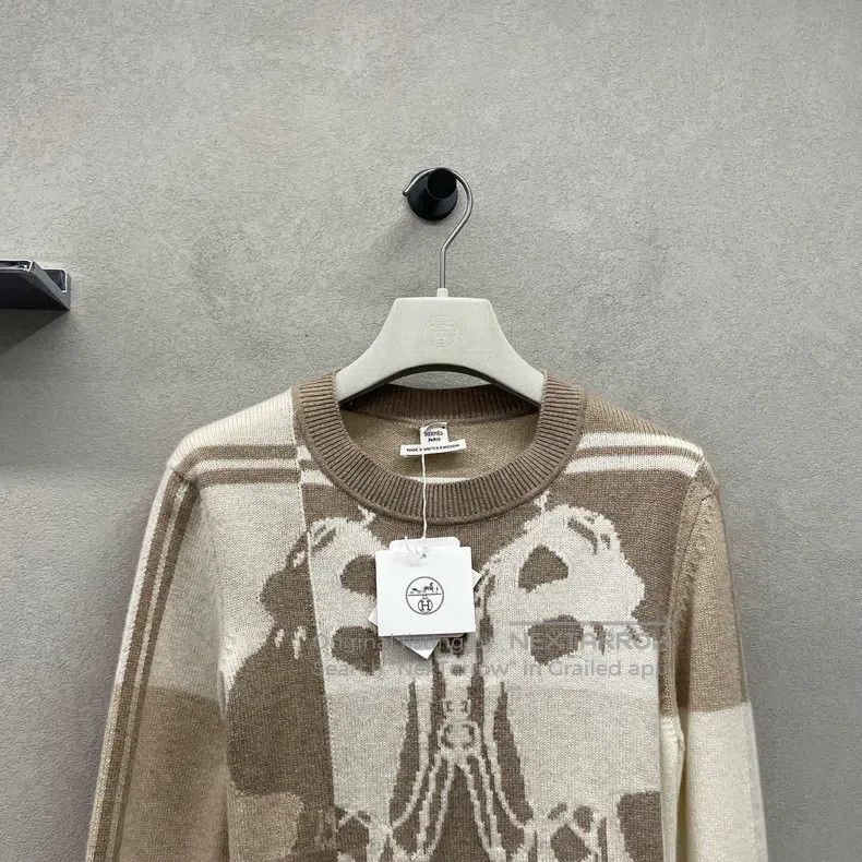 Hermes Hermes Long-sleeved pullover mountain wool cashmere sweate Size XS / US 0-2 / IT 36-38 - 4 Thumbnail