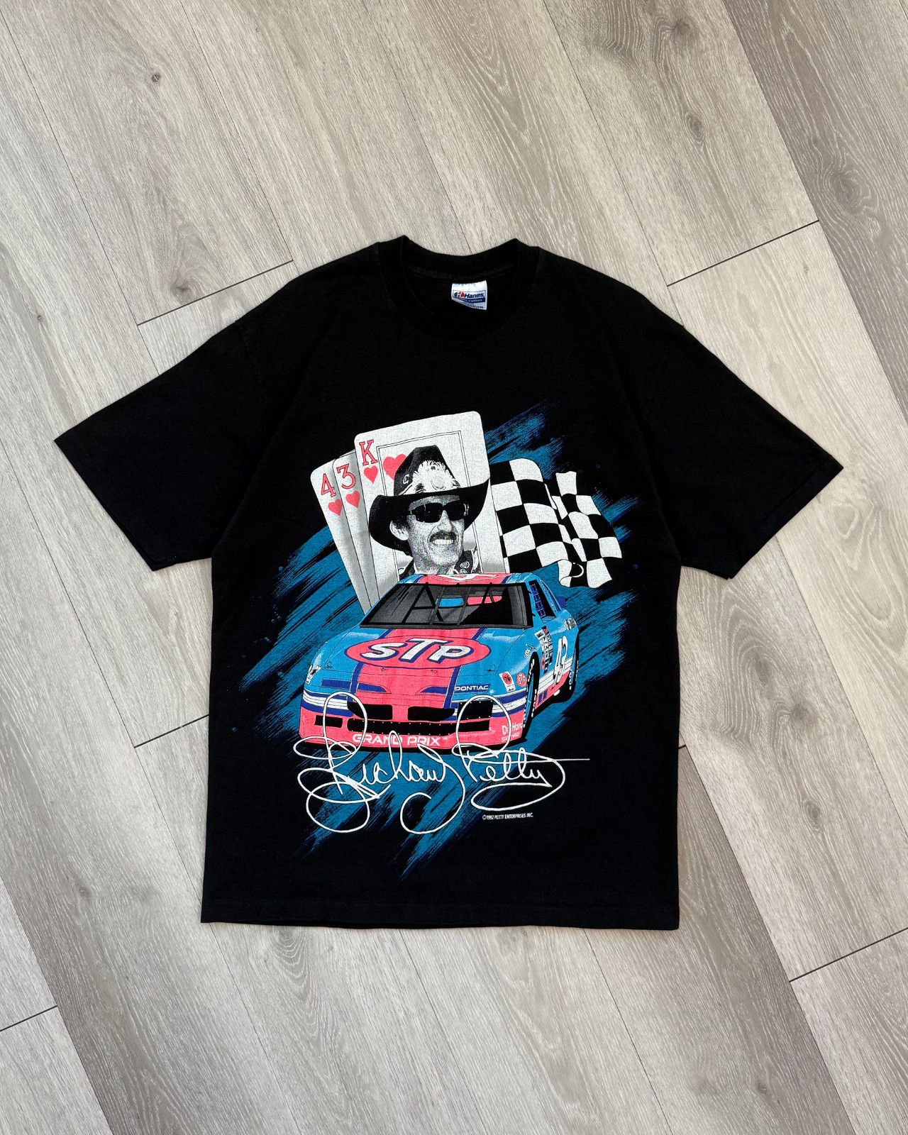 NASCAR Vintage 1992 Richard Petty STP NASCAR T-Shirt - Size XL Size US XL / EU 56 / 4 - 1 Thumbnail