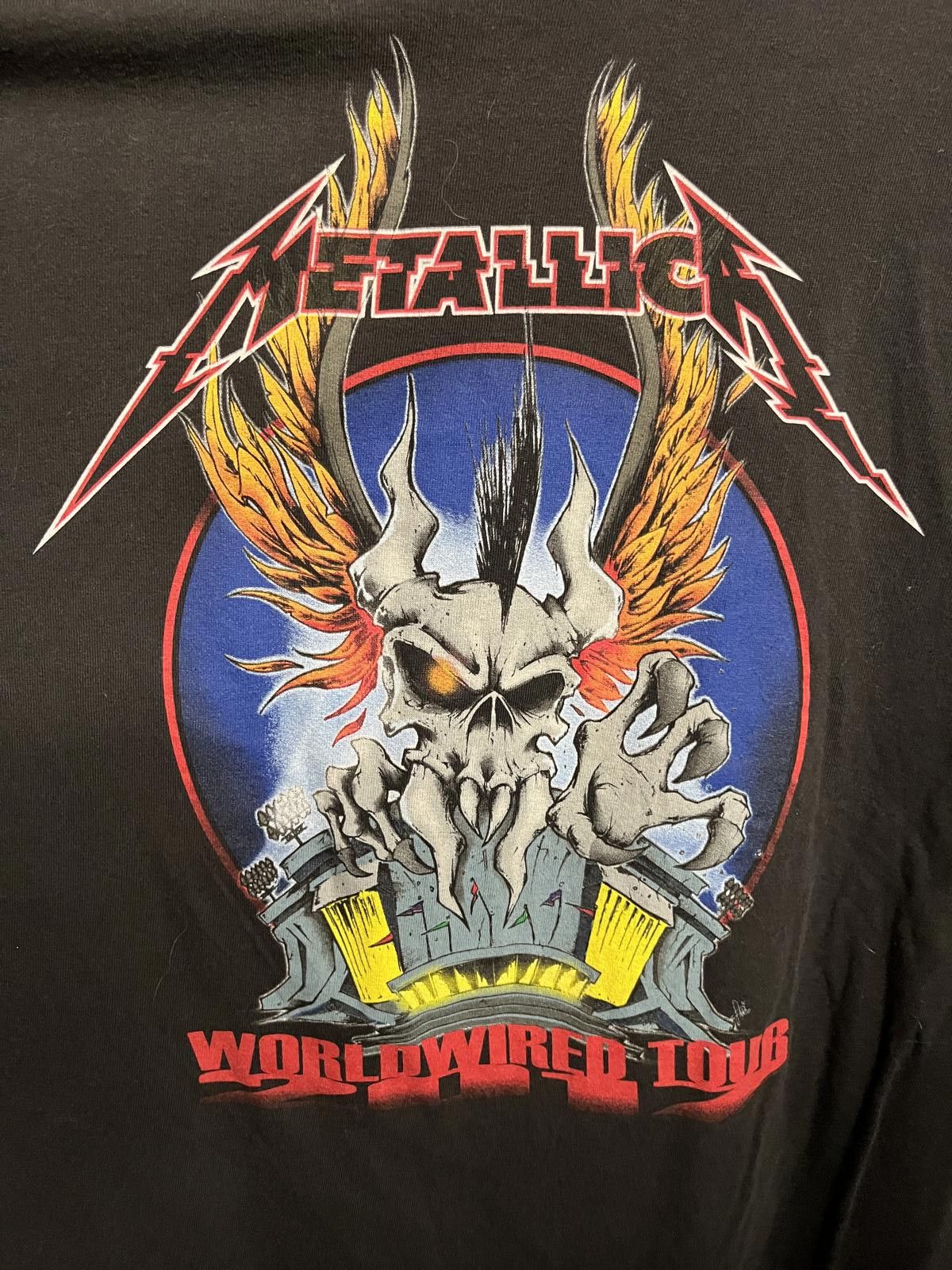 Designer Metallica T-shirt - World Wired Tour 2017 Foxboro Stadium XL Size US XL / EU 56 / 4 - 4 Thumbnail