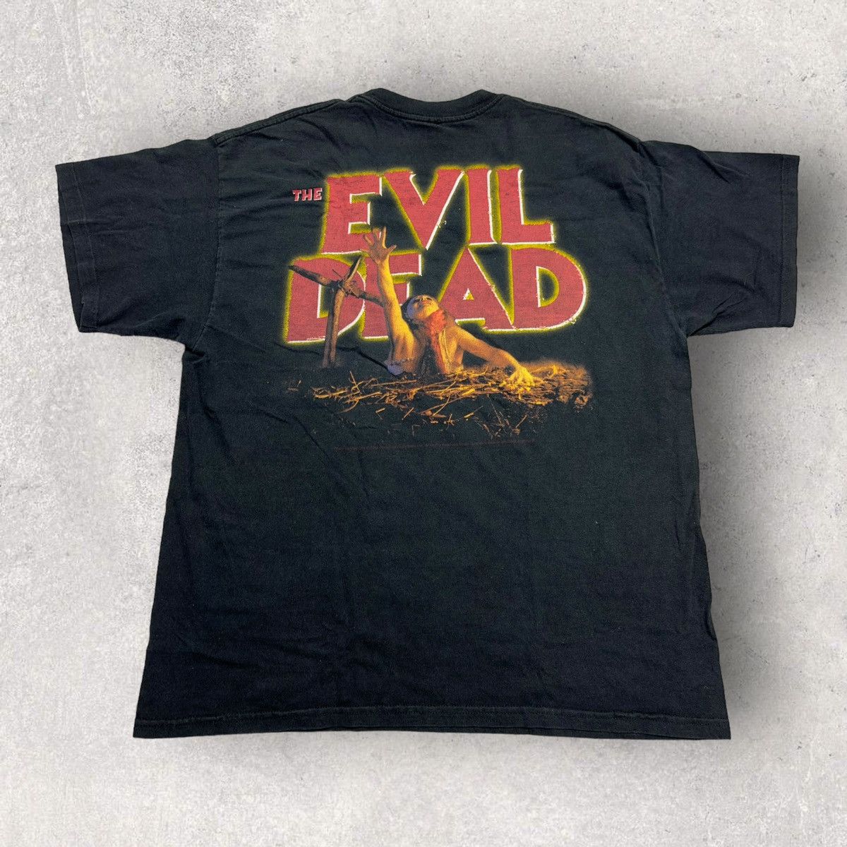 image of Movie x Vintage Evil Dead Tee in Black, Men's (Size XL)