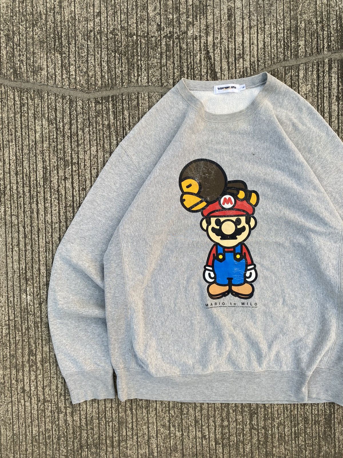 Bape Bape Baby Milo x Mario Sweatshirt Size US L / EU 52-54 / 3 - 1 Thumbnail