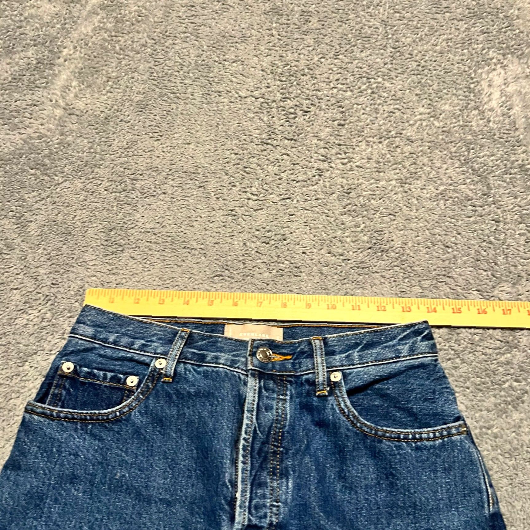 Everlane Everlane Jeans Womens 27 Ankle 90s High Rise Cropped Blue Denim Pants Womens Jeans 27 Ankle Cropped Blue Denim 90s Size 27" / US 4 / IT 40 - 7 Thumbnail