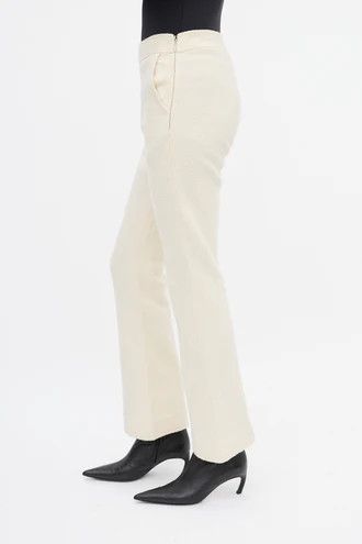 Jil Sander o1y1025 Sweatpant in Ivory Size 26" / US 2 / IT 38 - 3 Thumbnail