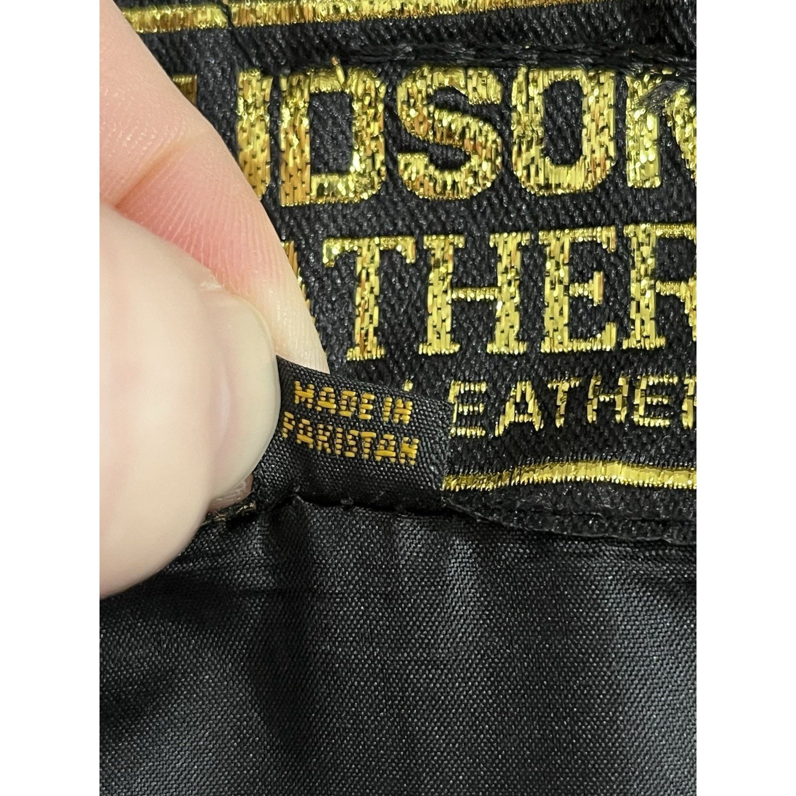 Other Vintage Hudson Leather Biker Best Motorcycle Sz L Eagle Flag Size US L / EU 52-54 / 3 - 6 Thumbnail