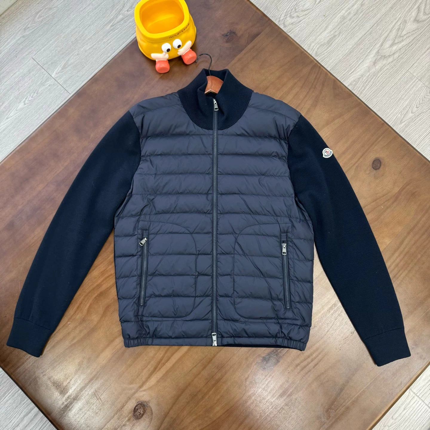 Other Moncler Patchwork Zip Jacket Navy XL New Size US XL / EU 56 / 4 - 1 Thumbnail