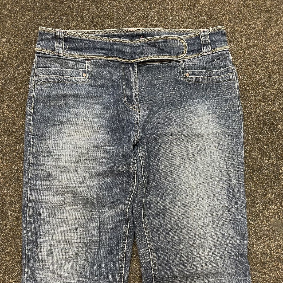 Vintage Vintage 90s Y2K Baggy Flared Jeans Skate Grunge Washed 32 Size 32" / US 10 / IT 46 - 5 Thumbnail