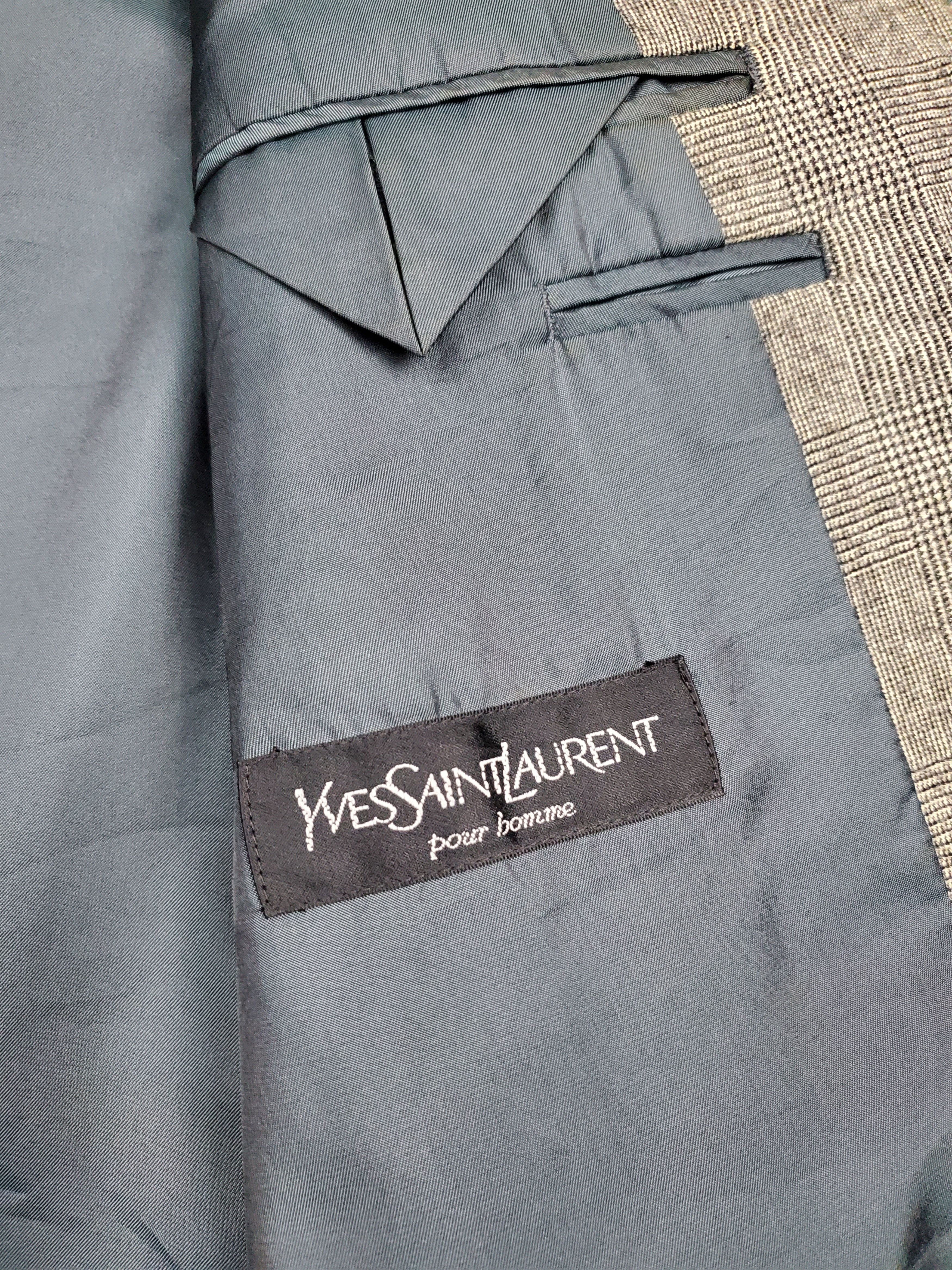 Vintage × Yves Saint Laurent Vintage Yves Saint Laurent Blazer Wool Jacket Size US M / EU 48-50 / 2 - 9 Thumbnail
