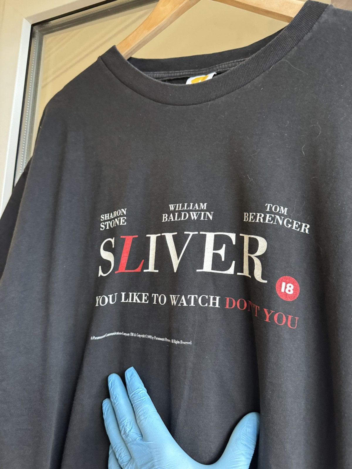 Band Tees Rare Vintage Paramount Movie Silver 1993 Size US XXL / EU 58 / 5 - 8 Thumbnail