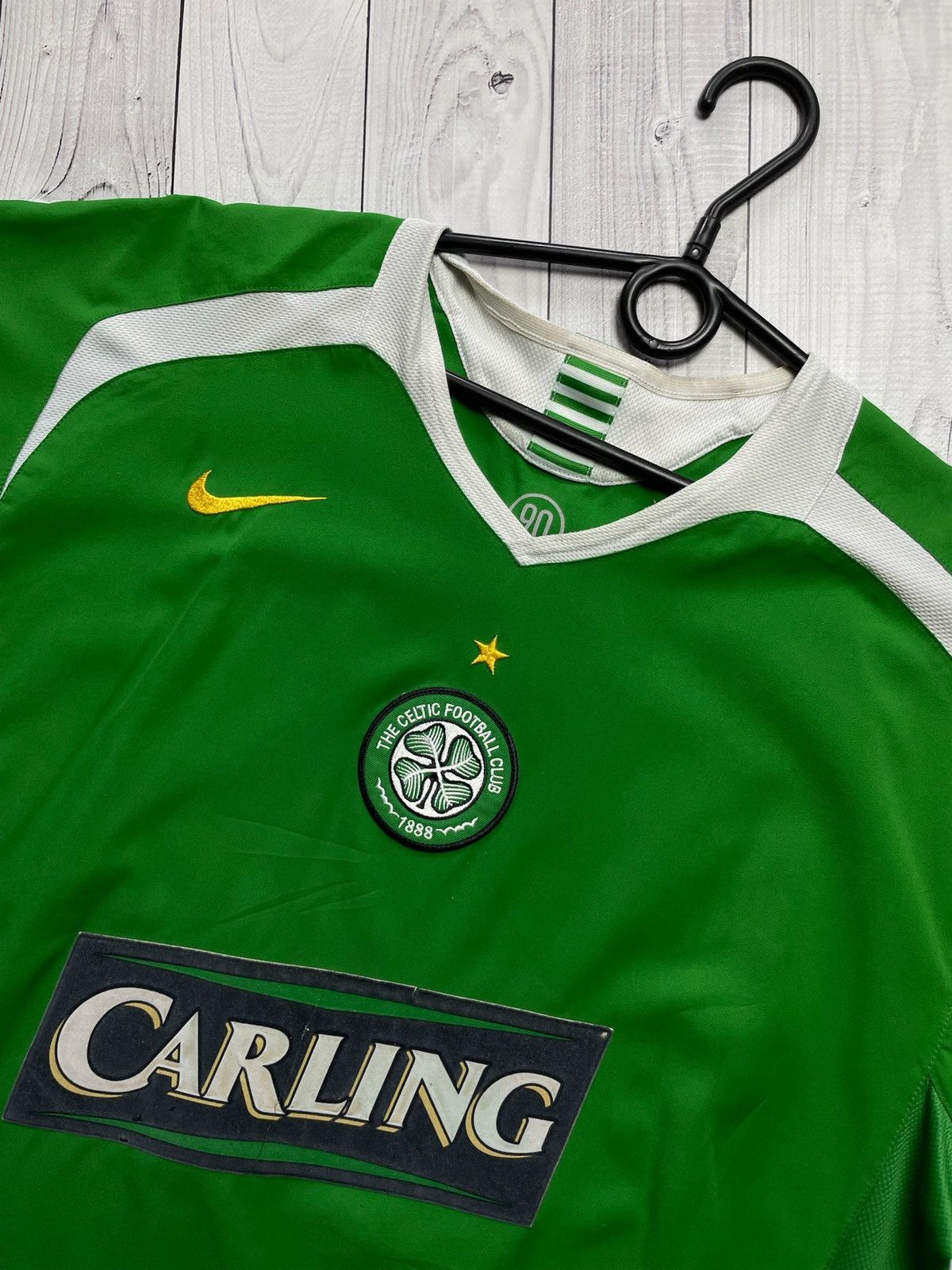 Nike × Vintage Vintage Nike Celtic soccer jersey size L green Size US L / EU 52-54 / 3 - 2 Thumbnail