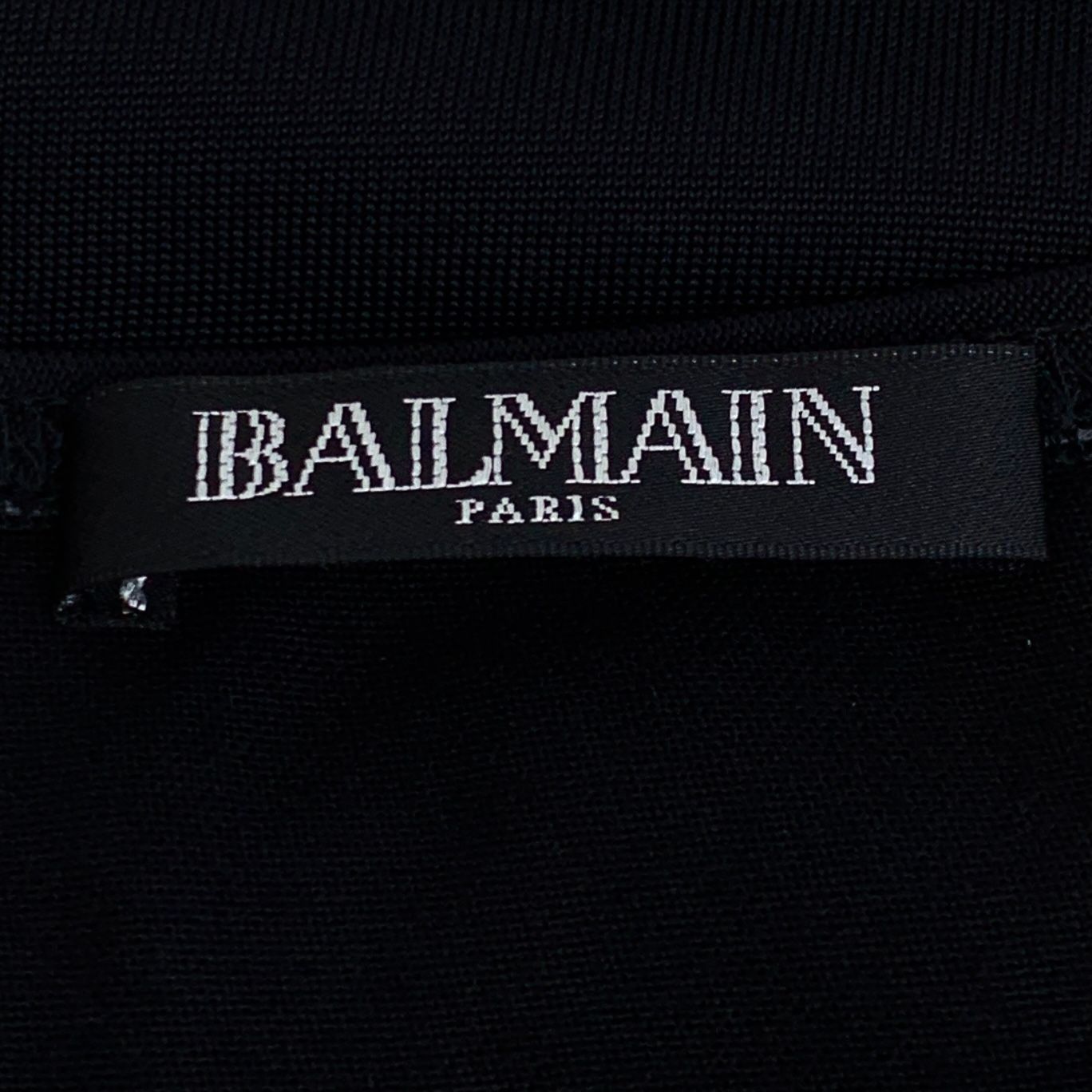 Balmain Balmain Black Off-The-Shoulder Irregular Dress Size 36 XS Wo Size XS / US 0-2 / IT 36-38 - 2 Thumbnail
