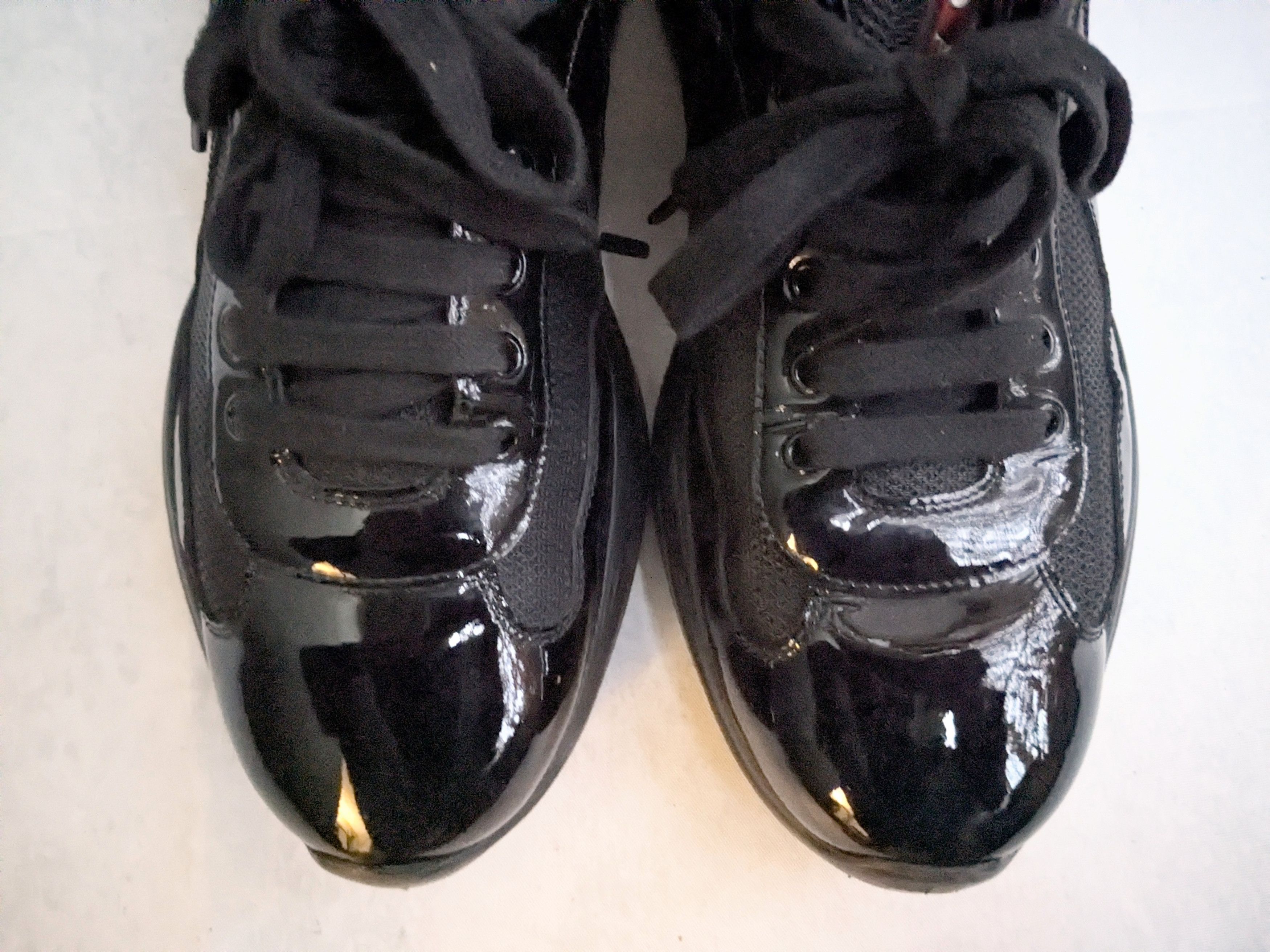 Prada Prada America's Cup Sneakers Red Black Patent 11 Size US 11 / EU 44 - 2 Thumbnail