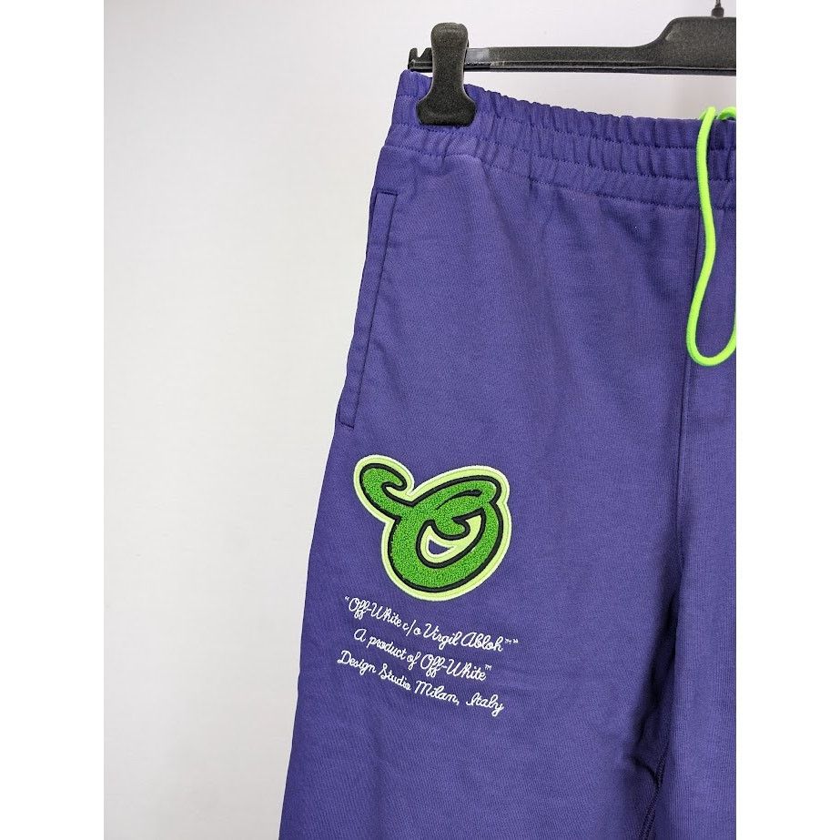 Off-White o1rshd1 Vars Hammer Slim Sweatpants & Joggers in Purple Size US 38 / EU 54 - 9 Thumbnail