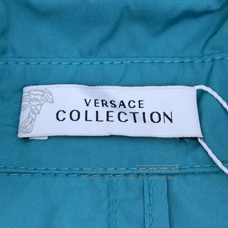 Versace Versace Aqua Polyester Women's Trench Coat . Size XXS / US 00 / IT 34 - 4 Thumbnail