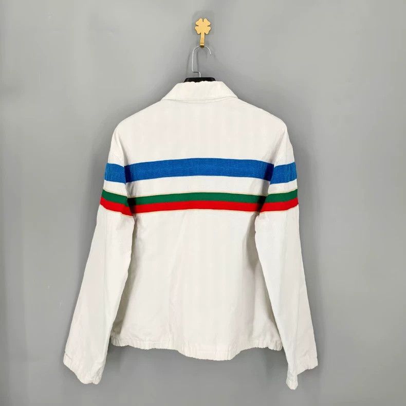Gucci Gucci Letter striped zipper casual jacket Size US M / EU 48-50 / 2 - 2 Thumbnail
