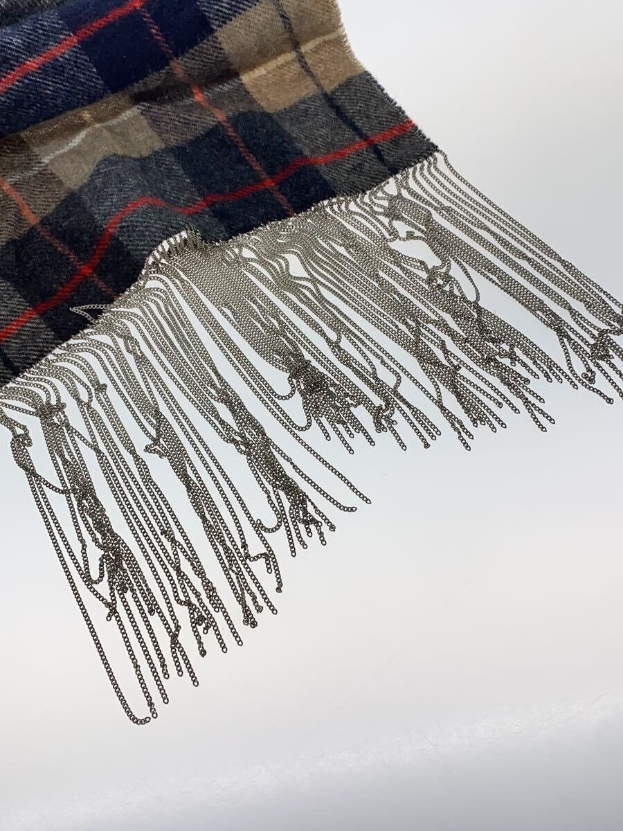 Maison Margiela Checkered Wool Scarf Size ONE SIZE - 3 Thumbnail