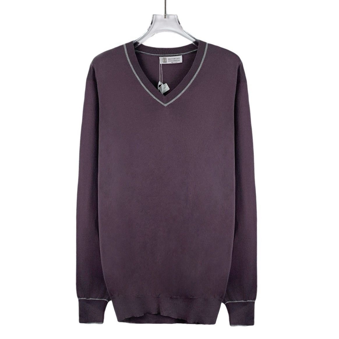 Brunello Cucinelli Brunello Cucinelli Long Sleeve Knit Sweater K26WX Size US L / EU 52-54 / 3 - 1 Thumbnail