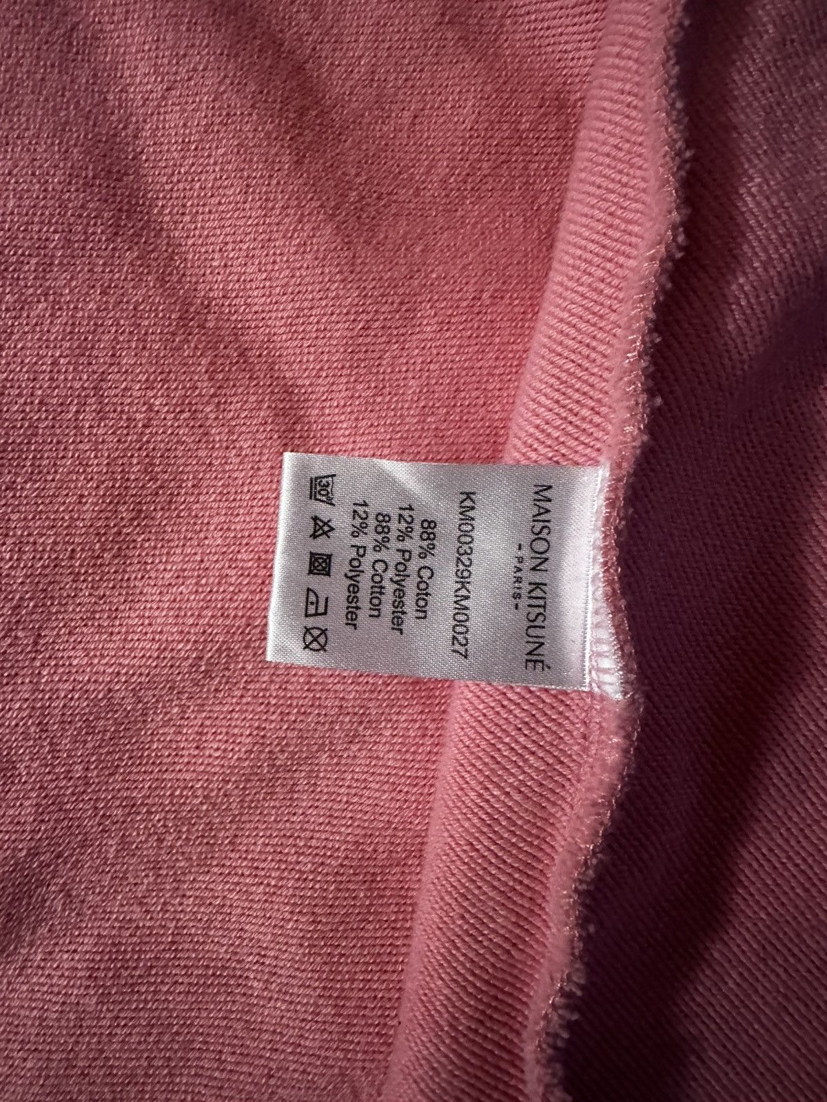 Maison Kitsune Maison Kitsuné Pink Hotel Varsity Sweatshirt Size US M / EU 48-50 / 2 - 4 Thumbnail