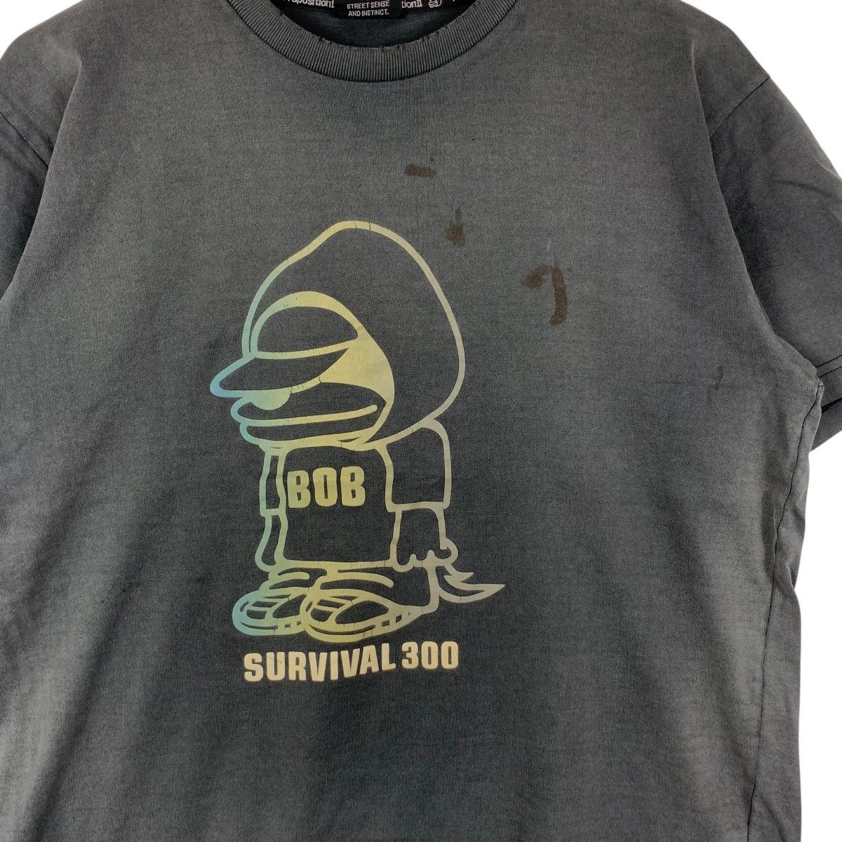 Vintage Vintage PROPOTION II SURVIVAL BOB Y2K Thrashed Tee Shirt Size US L / EU 52-54 / 3 - 6 Thumbnail
