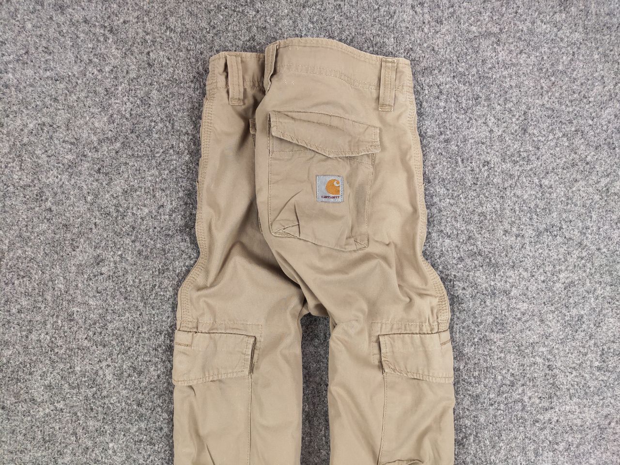 Carhartt Vintage 90's Carhartt Thrift Distressed Logo Cargo Pants Size US 30 / EU 46 - 2 Thumbnail