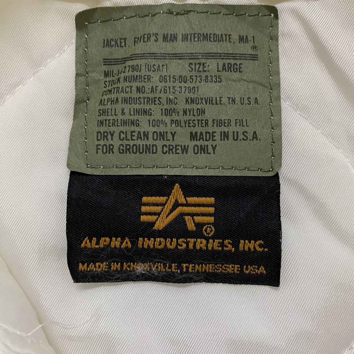 Alpha Industries ☀️Vtg Alpha Industries x Joy Division Ma1 jacket Size US L / EU 52-54 / 3 - 10 Thumbnail