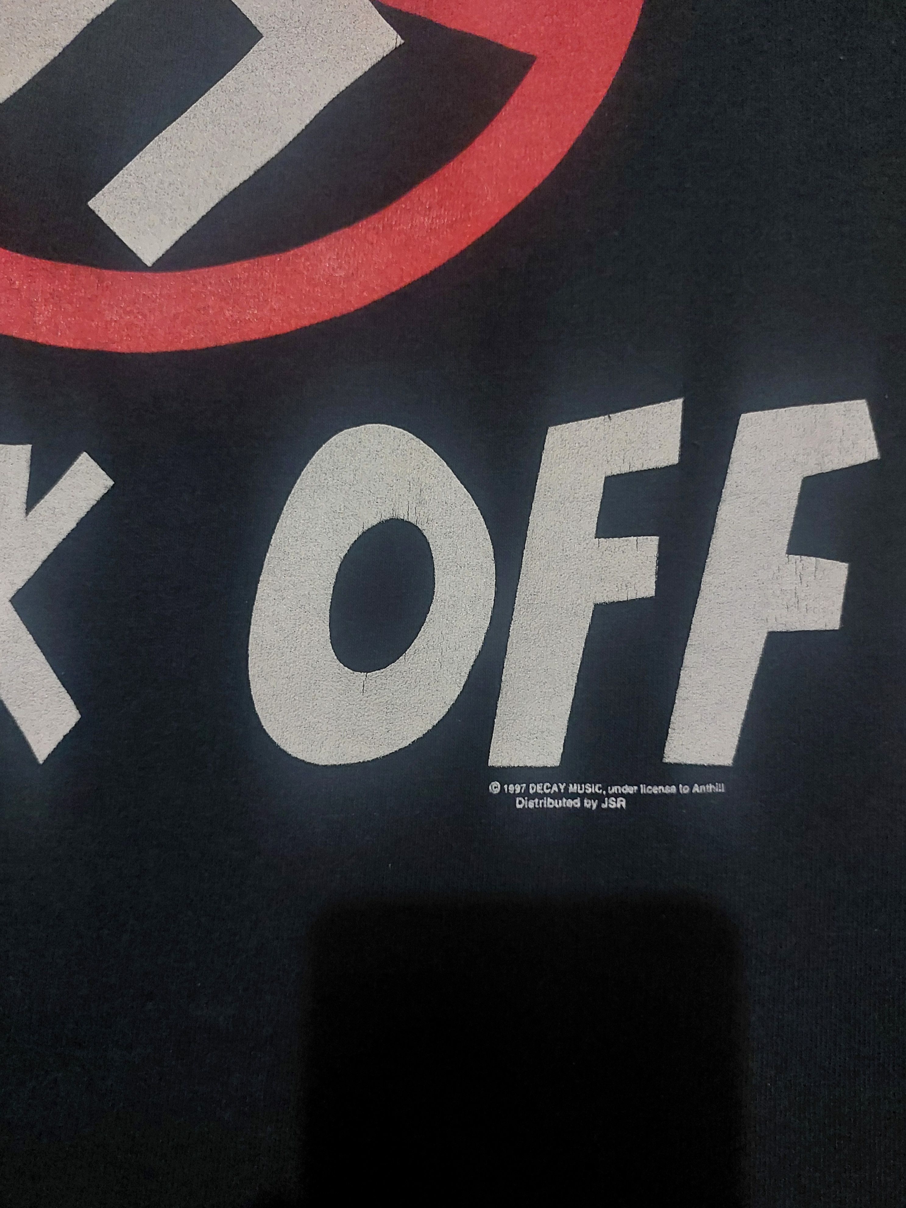 Band Tees Vintage 1997 Dead Kennedys Nazi Punks F OFF! ERASE RACISM Size US L / EU 52-54 / 3 - 5 Thumbnail