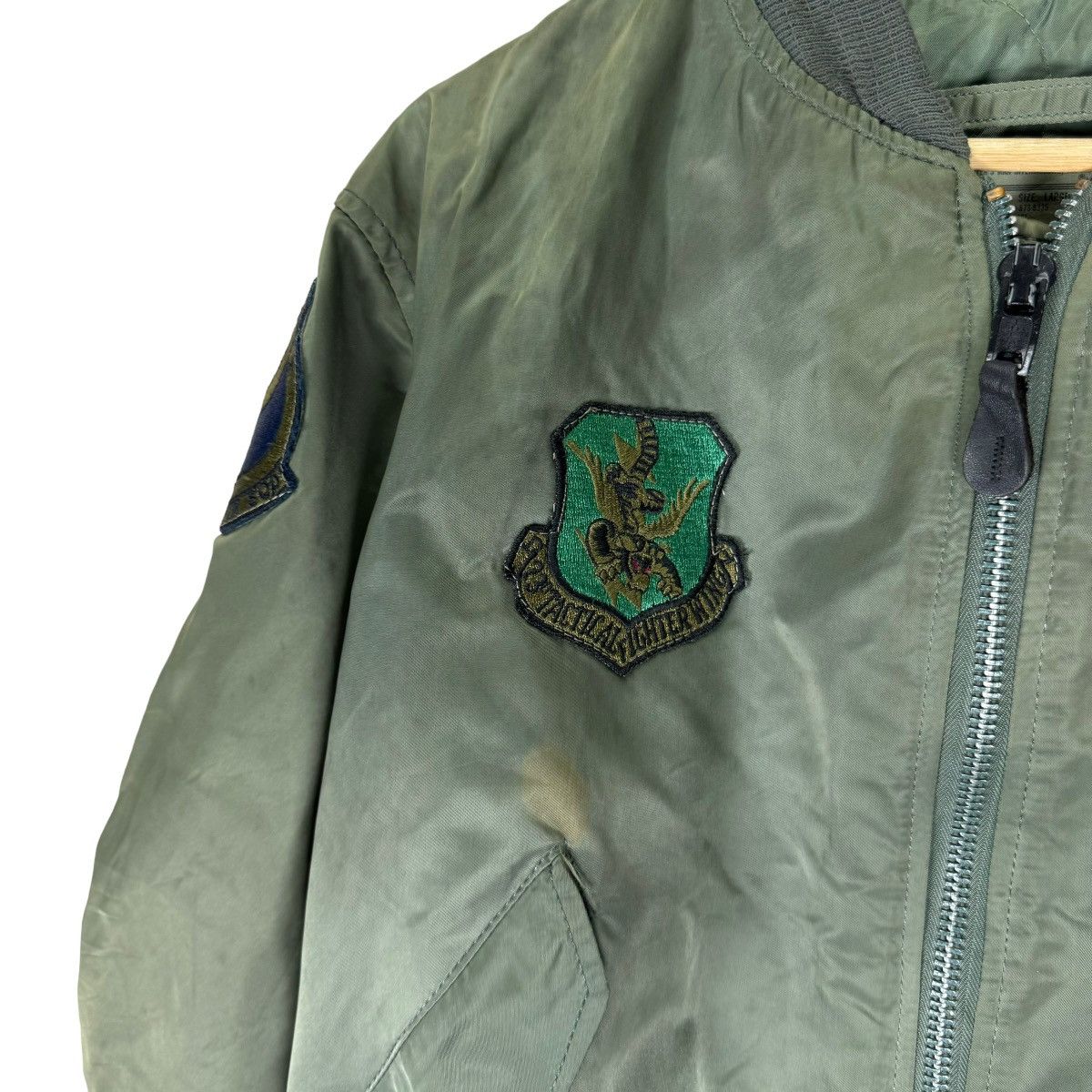 Alpha Industries ☀️ALPHA INDUSTRIES MA-1 FLYER BOMBER RIOT JACKET Size US L / EU 52-54 / 3 - 3 Thumbnail