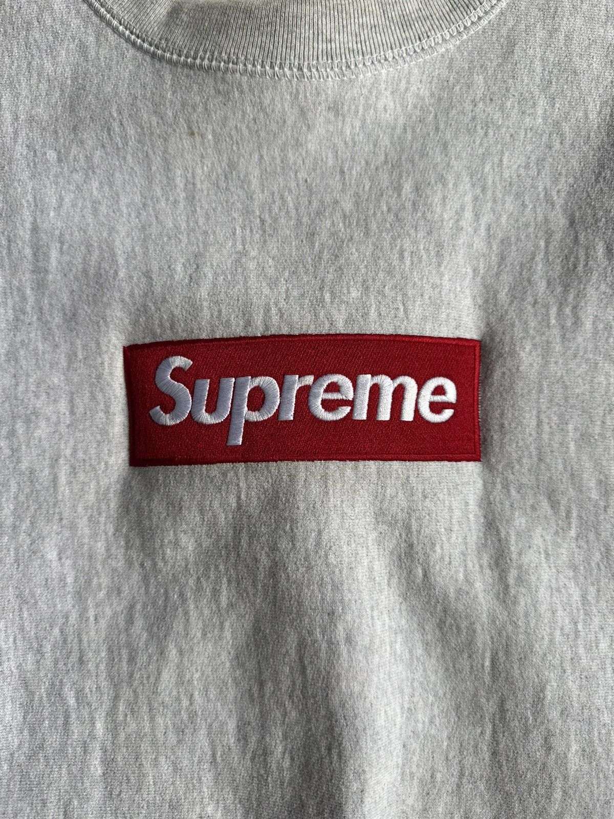 Supreme Box Logo Crewneck Size M Size US M / EU 48-50 / 2 - 2 Thumbnail