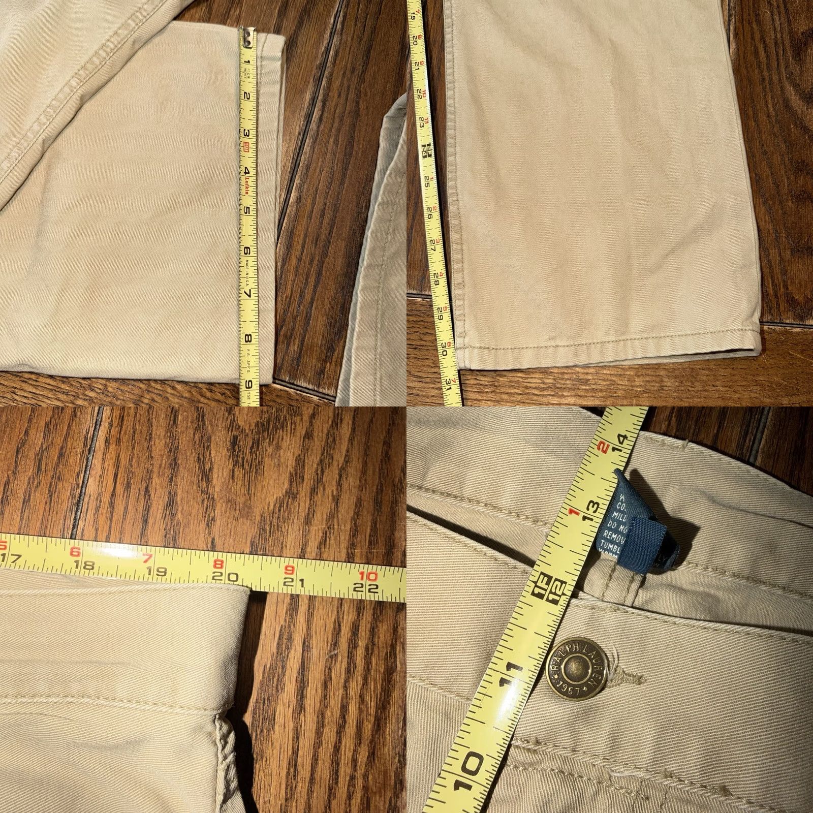 Polo Ralph Lauren Polo Ralph Lauren Straight 650 Chino Pants Men's 40x30 Khaki New Size US L / EU 52-54 / 3 - 9 Thumbnail