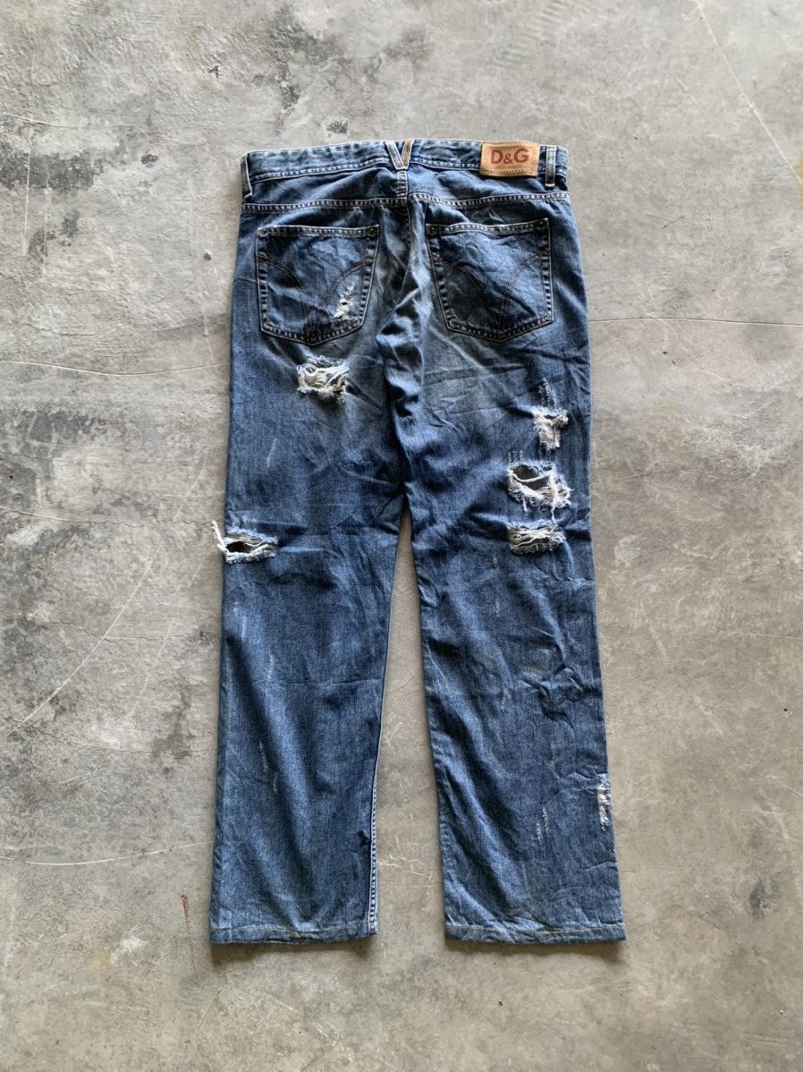 Dolce & Gabbana 00s distressed dolce gabbana crazy design Size US 35 - 2 Thumbnail