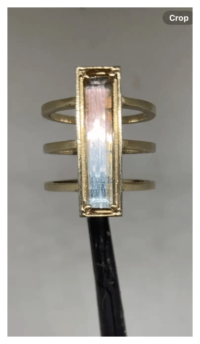 Other Watermelon Tourmaline Gold Ring | Santa Monica Style Size ONE SIZE - 3 Thumbnail