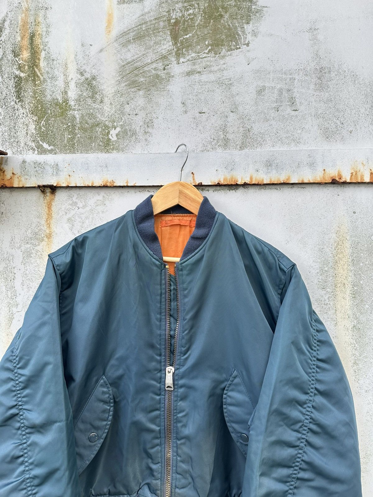 Vintage 🪖Vintage MA-1 Man Intermediate Bomber Jacket Size US L / EU 52-54 / 3 - 5 Thumbnail