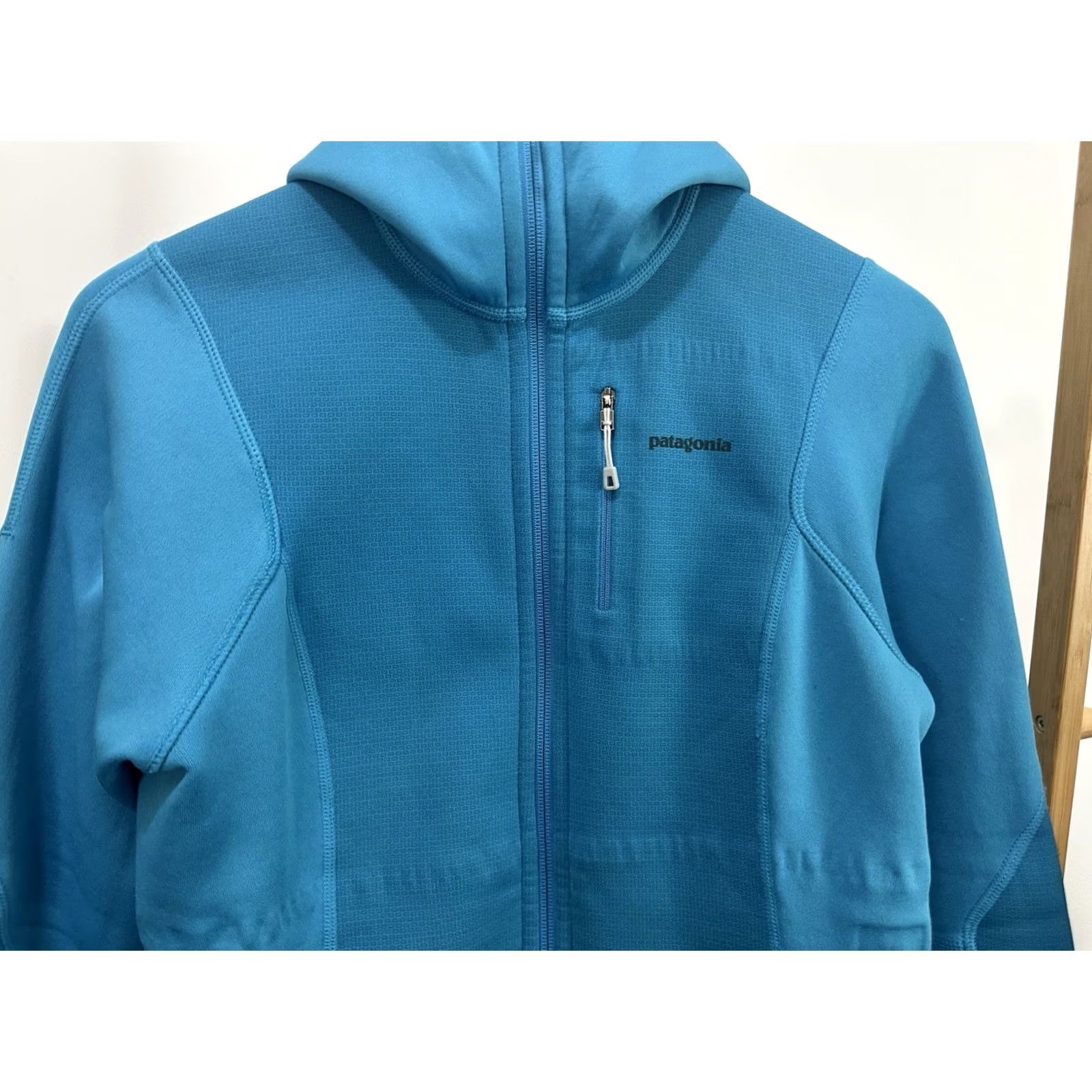 Patagonia Patagonia Women's Piton Hybrid Hoody Polartec Blue Full Zip Jacket M Female Blue Piton Hydrid Hoody Jacket Womens 90s Size M / US 6-8 / IT 42-44 - 6 Thumbnail