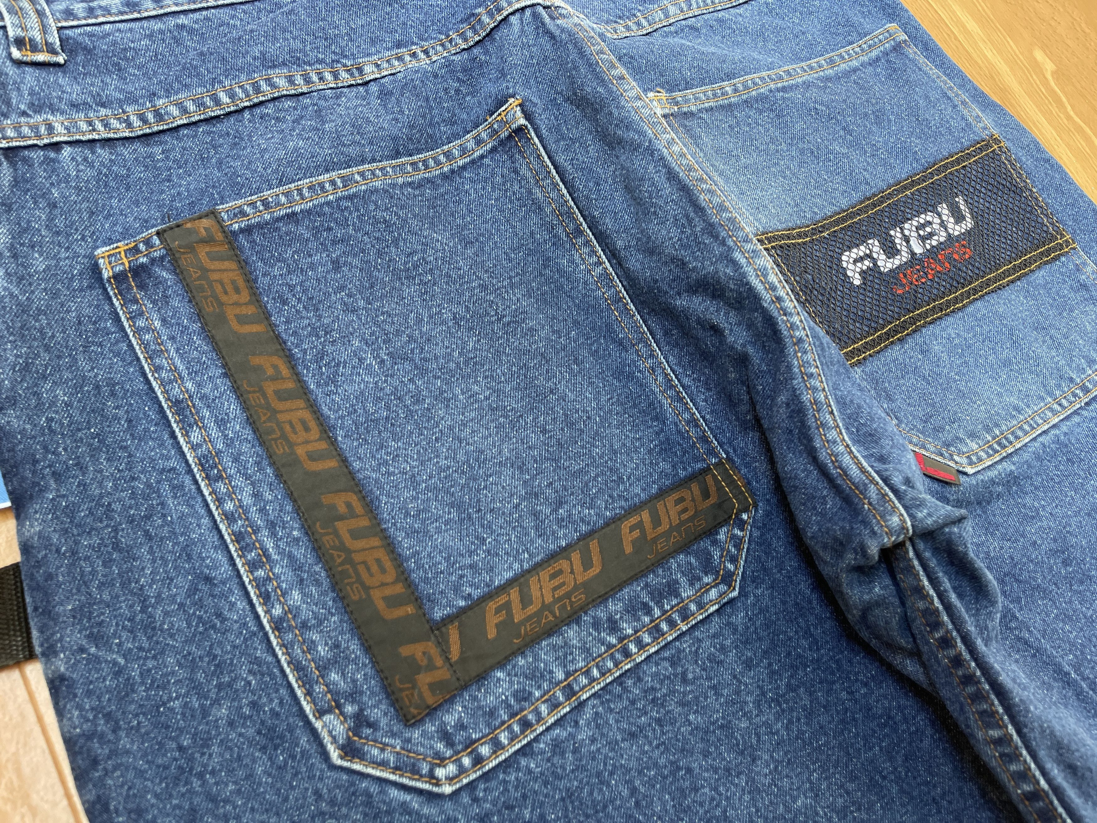 Fubu FUBU jeans, vintage baggy jeans, 90s hip hop skater Y2K 38 Size US 38 / EU 54 - 8 Thumbnail