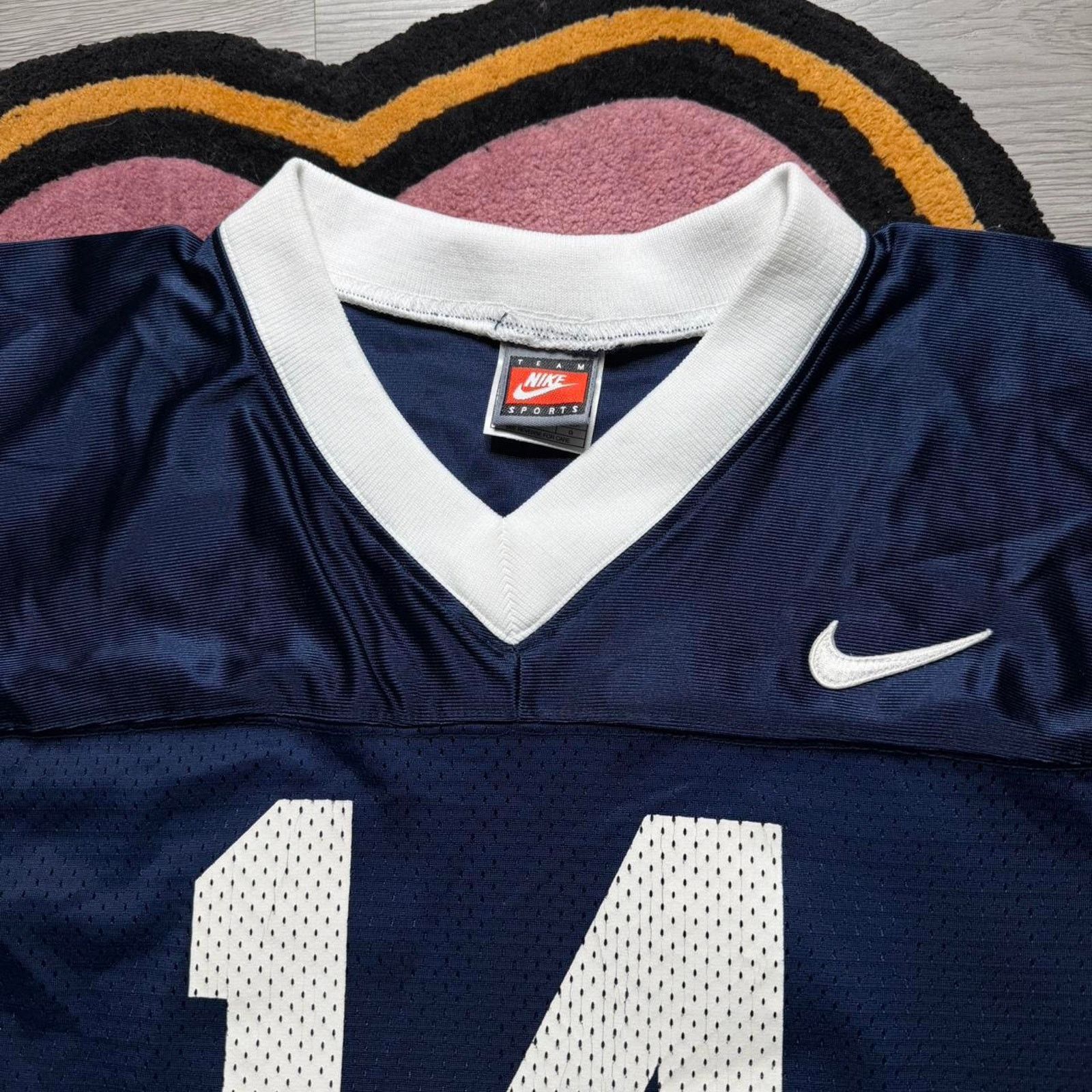NCAA × Nike × Vintage Vintage Y2K Nike Team Penn State Nittany Lions NCAA Jersey Size US L / EU 52-54 / 3 - 3 Thumbnail