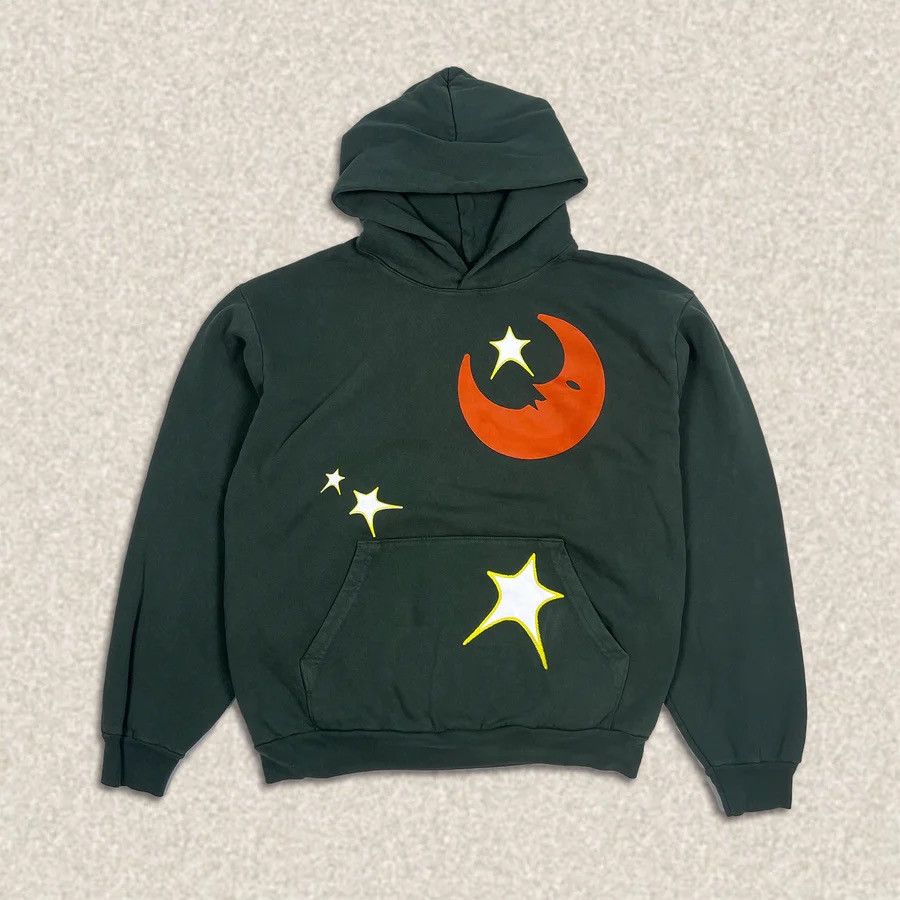 image of La x Lyrical Lemonade By Cole Bennett Green Moon Hoodie, Men's (Size XL)