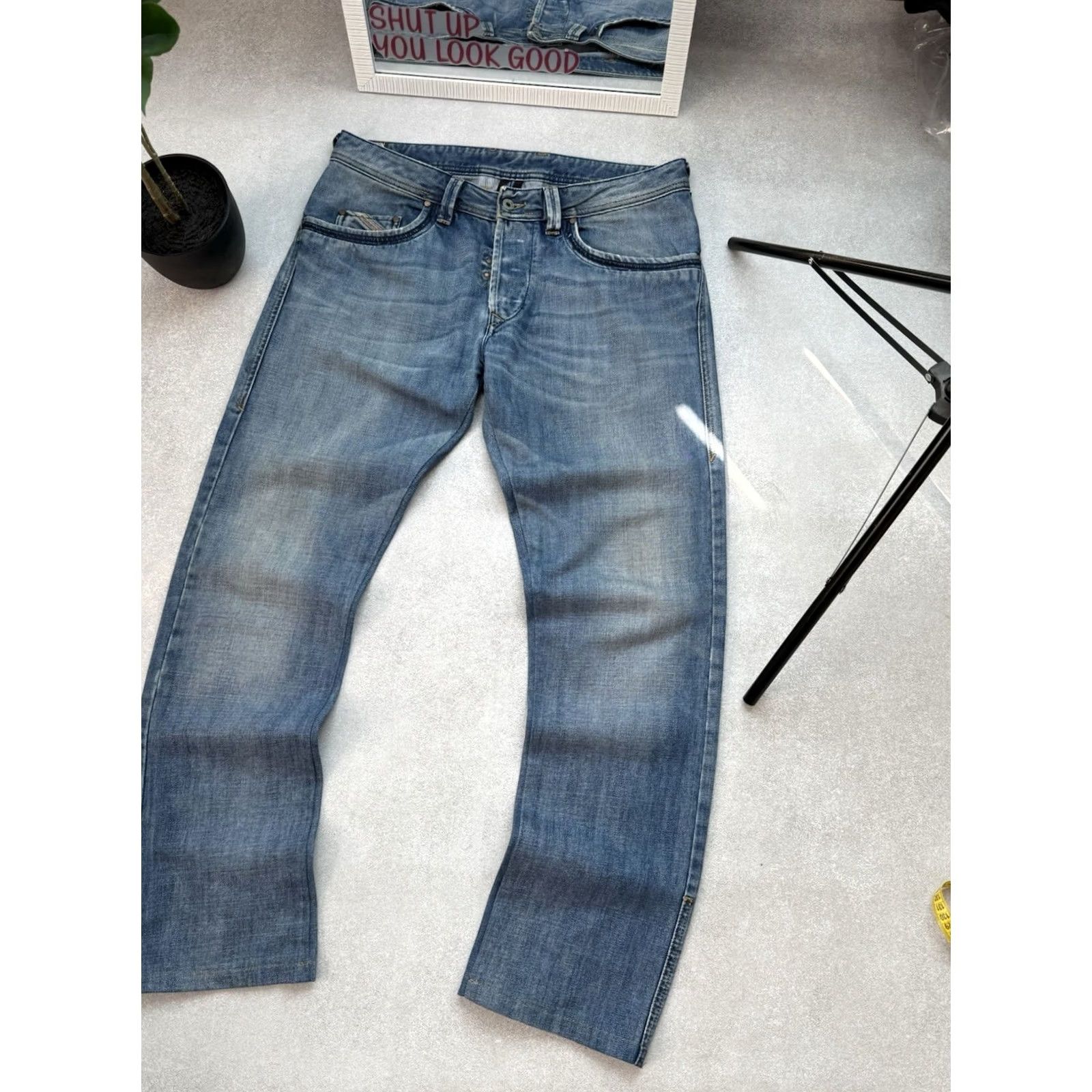 Diesel VINTAGE Diesel Jeans Bucky Herren Denim Jeans Blue Regular 36in Inseam 36 USA 90s Mens Jeans Size US 36 / EU 52 - 4 Thumbnail