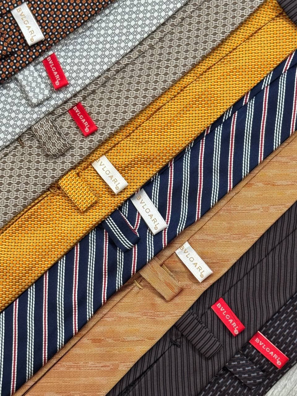 Bvlgari BUNDLE x8 BVLGARI SILK TIES Size ONE SIZE - 5 Thumbnail