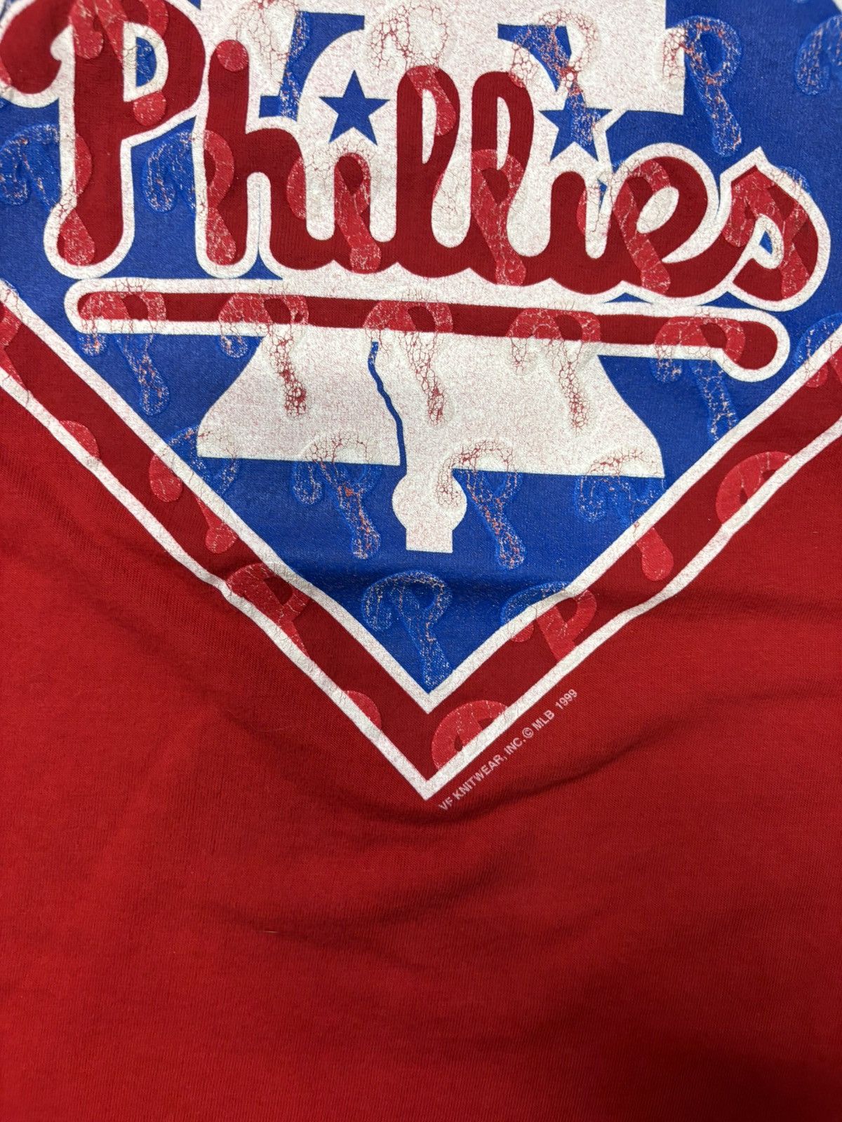 MLB Vintage 90s Phillies baseball T-Shirt Size US M / EU 48-50 / 2 - 2 Thumbnail