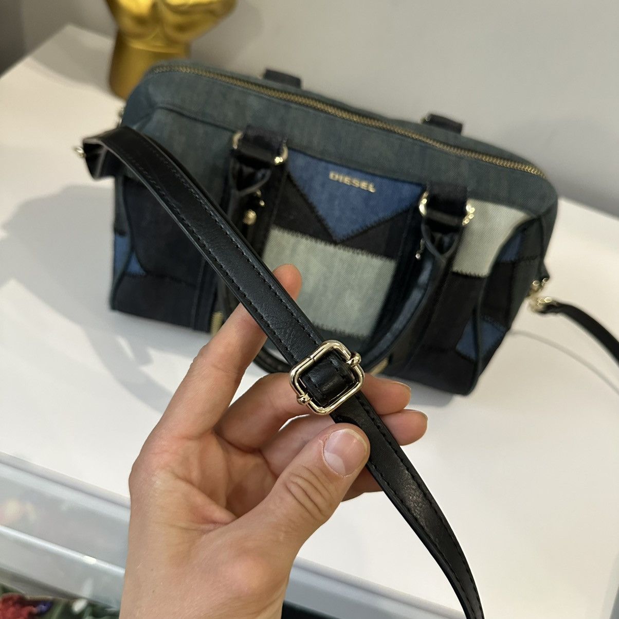 Diesel Rare Diesel Patchwork Denim bag Size ONE SIZE - 13 Thumbnail